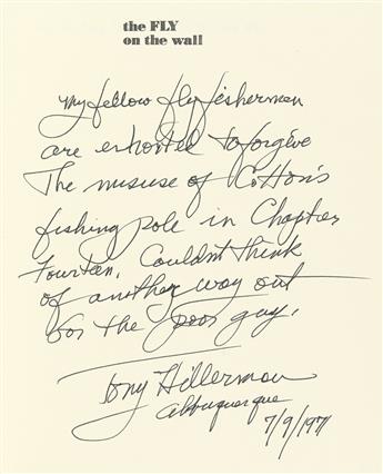 HILLERMAN, TONY. The Fly on the Wall.
